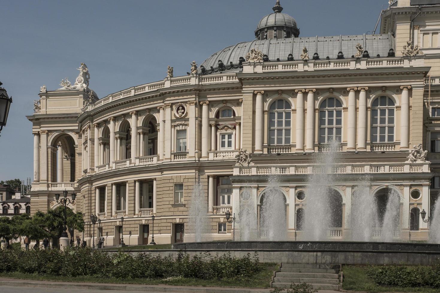 carta da parati del teatro dell'opera di odessa foto