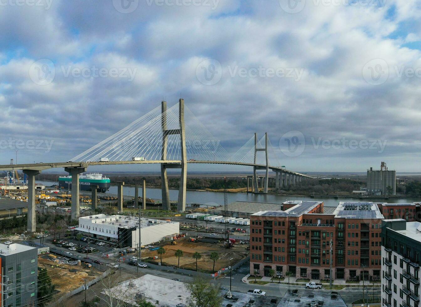 talmadge memoriale ponte - savana, Georgia foto