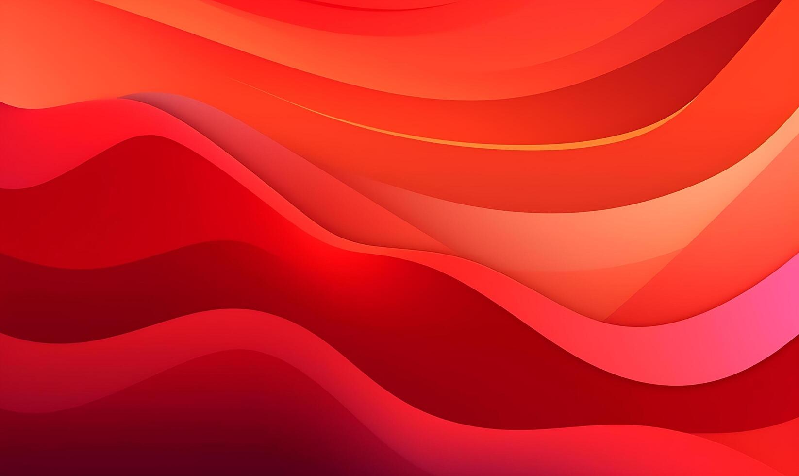 astratto rosso arancia liquido onda sfondo ai generato foto