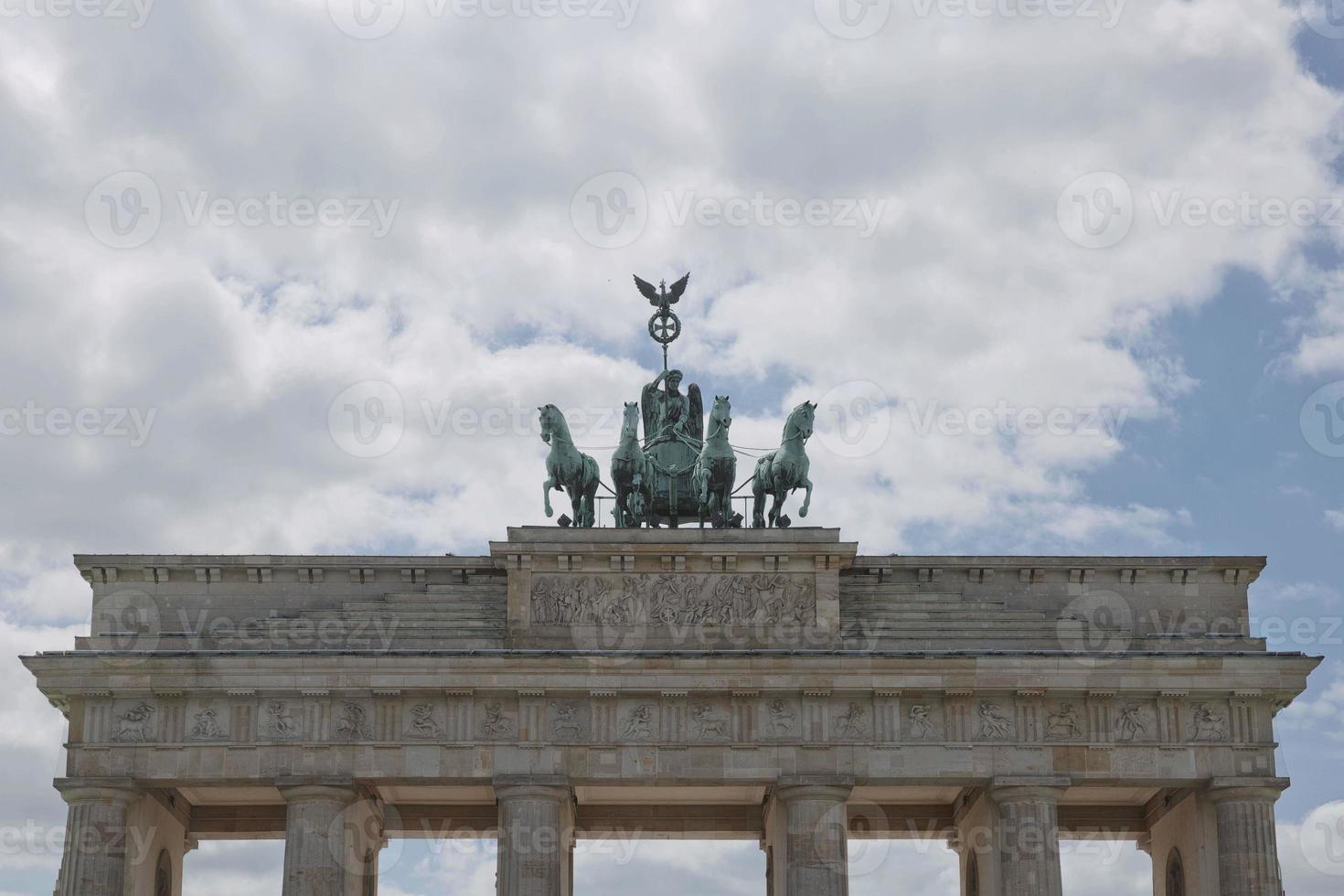 Porta di Brandeburgo a Berlino, Germania foto