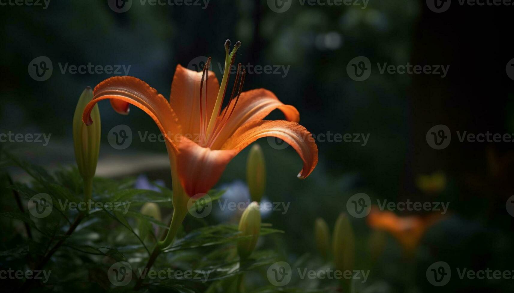 vivace Fiore di campo mazzo vetrine natura eleganza nel selettivo messa a fuoco generato di ai foto