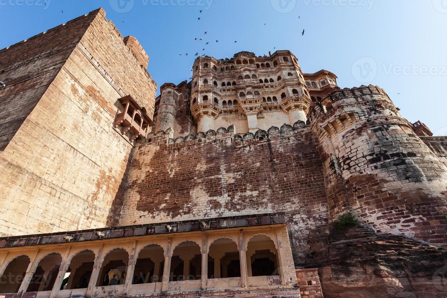 forte di jodhpur nel rajasthan, india foto