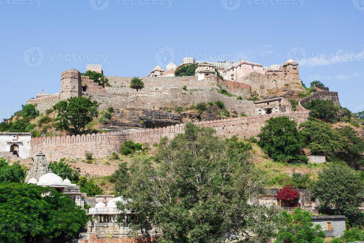 Kumbhalgarh forte nel Rajasthan in India foto