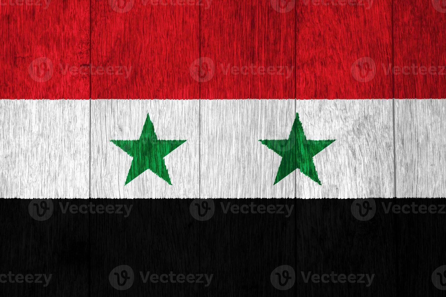 bandiera di siriano arabo repubblica su un' strutturato sfondo. concetto collage. foto