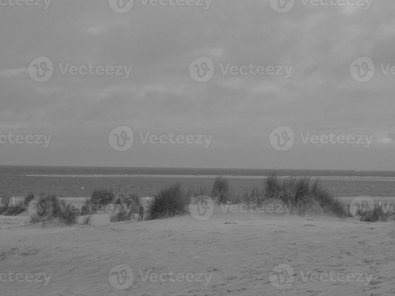 isola di borkum in germania foto