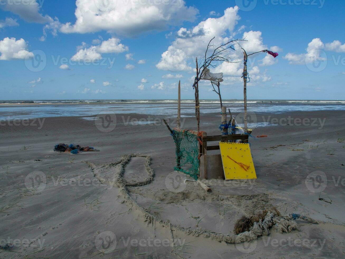 a il spiaggia di spiekeroog foto