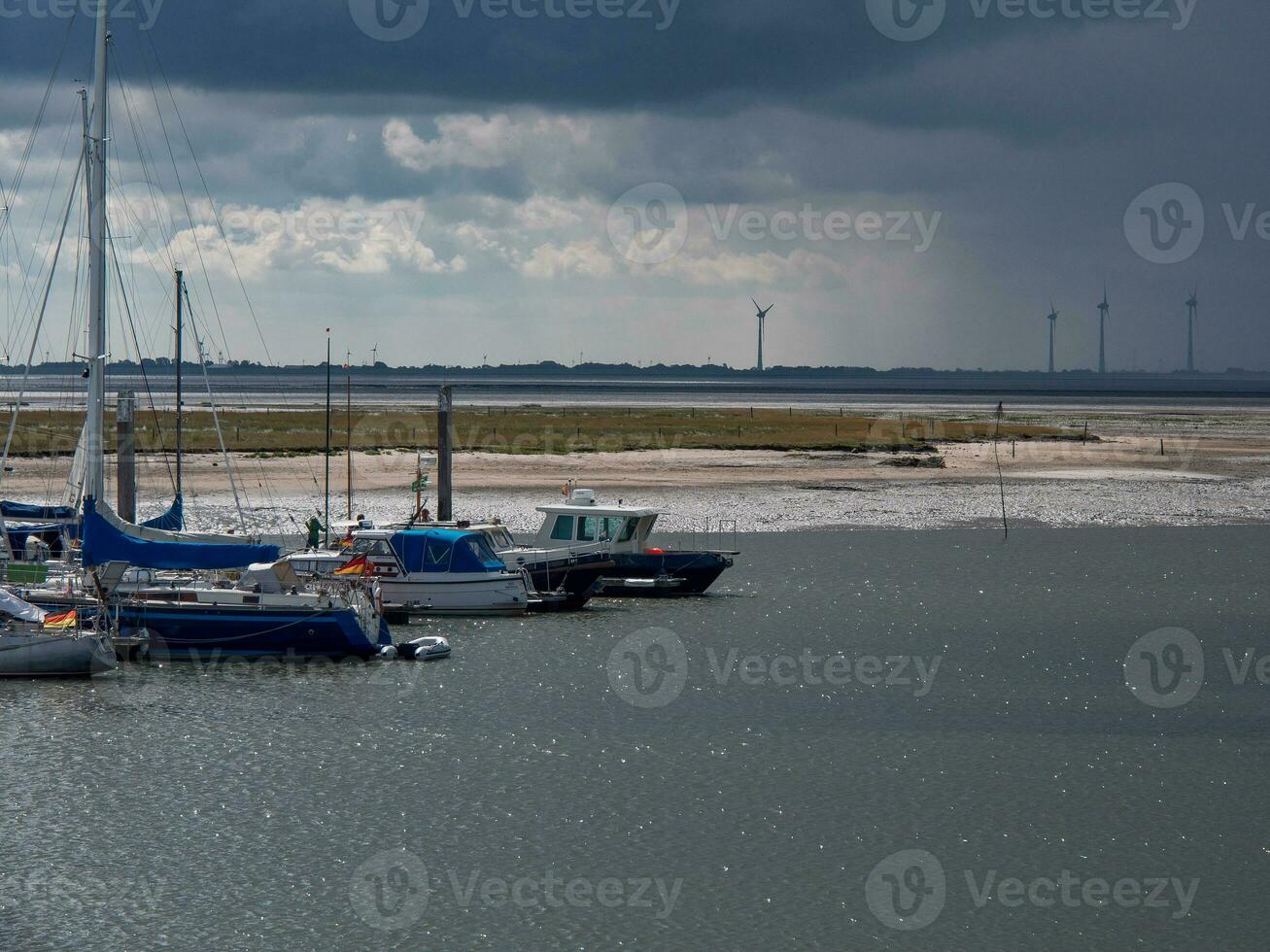 spiekeroog nel il Tedesco nord mare foto