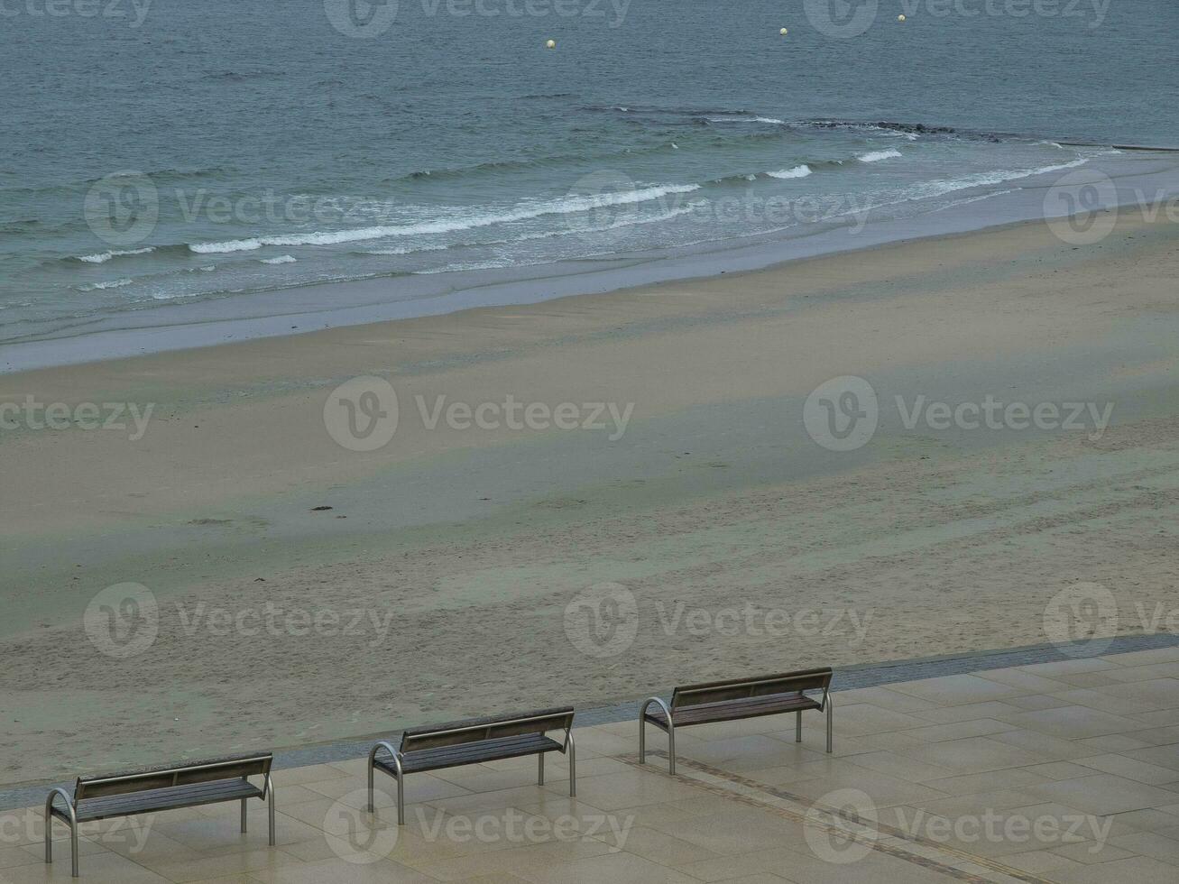 il spiaggia di borkum foto