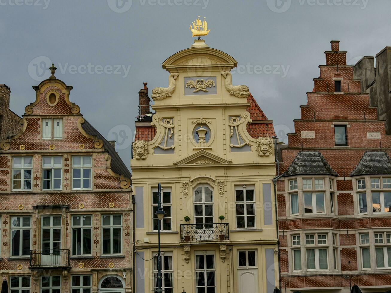 il città di gentiluomo nel Belgio foto