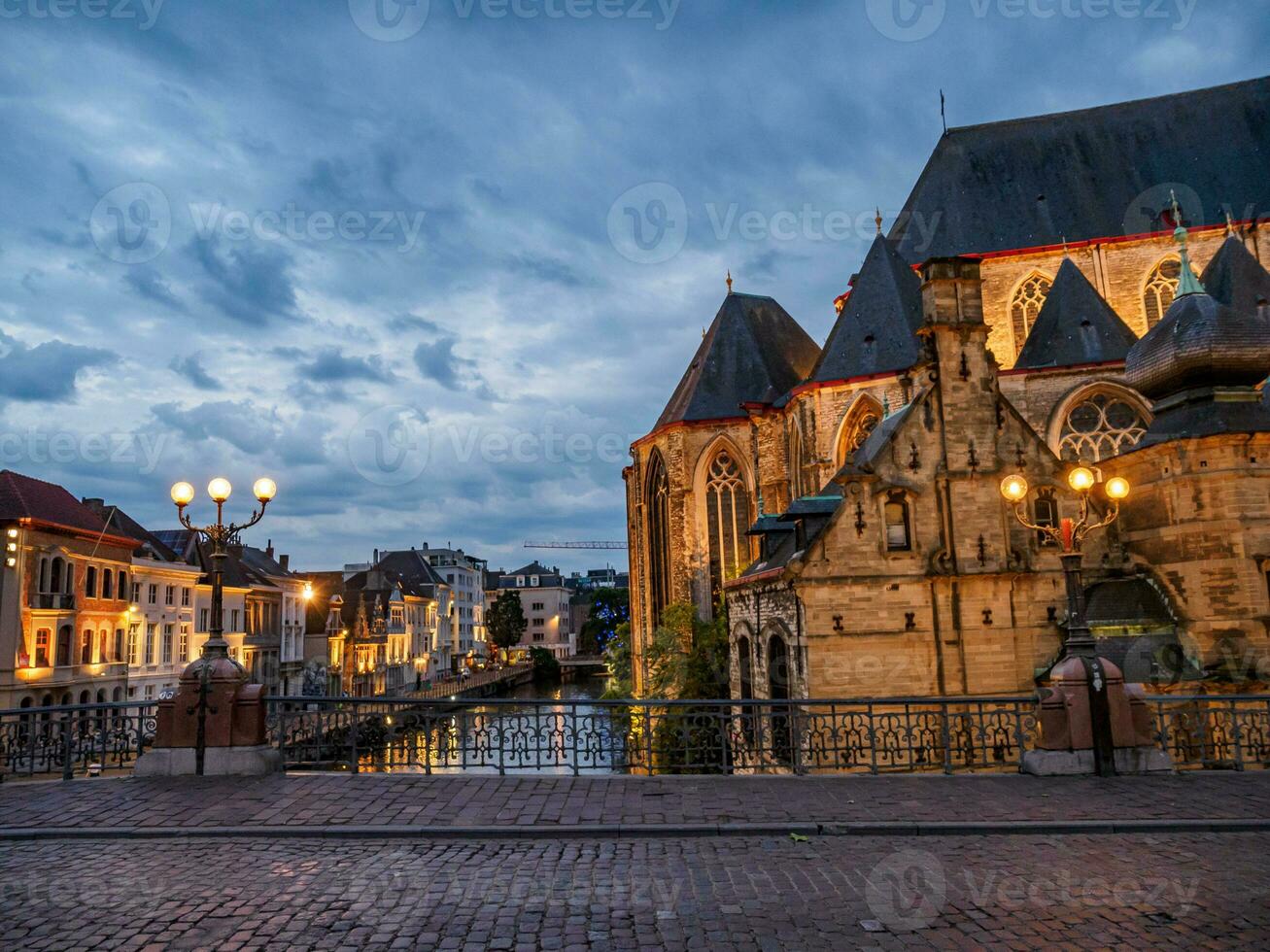 il città di gentiluomo nel Belgio foto