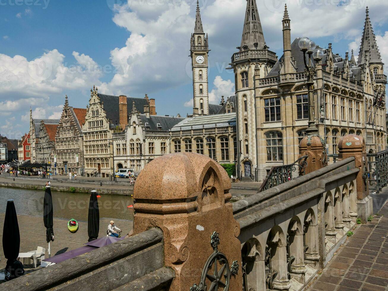 il città di gentiluomo nel Belgio foto