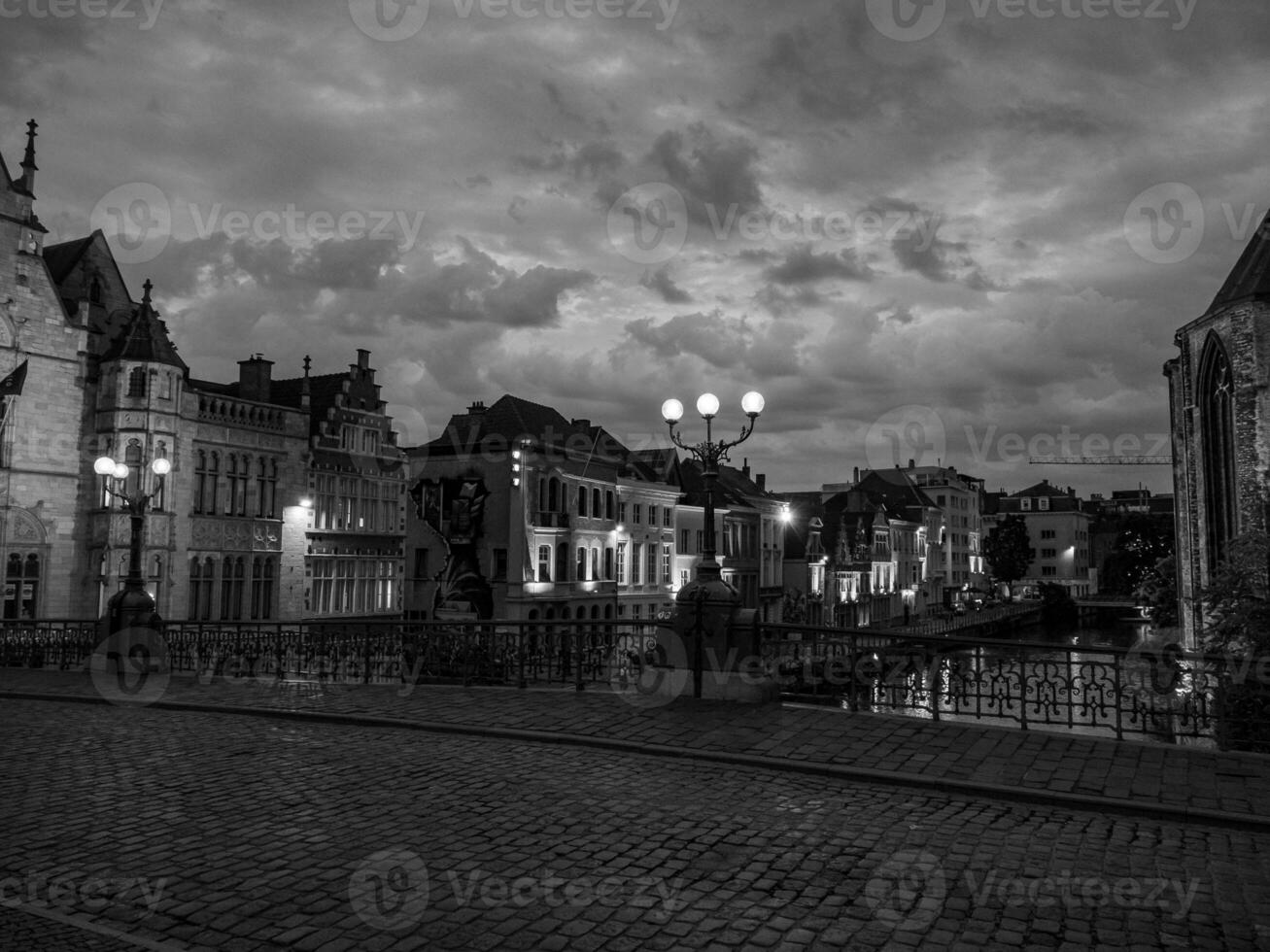 il città di gentiluomo nel Belgio foto