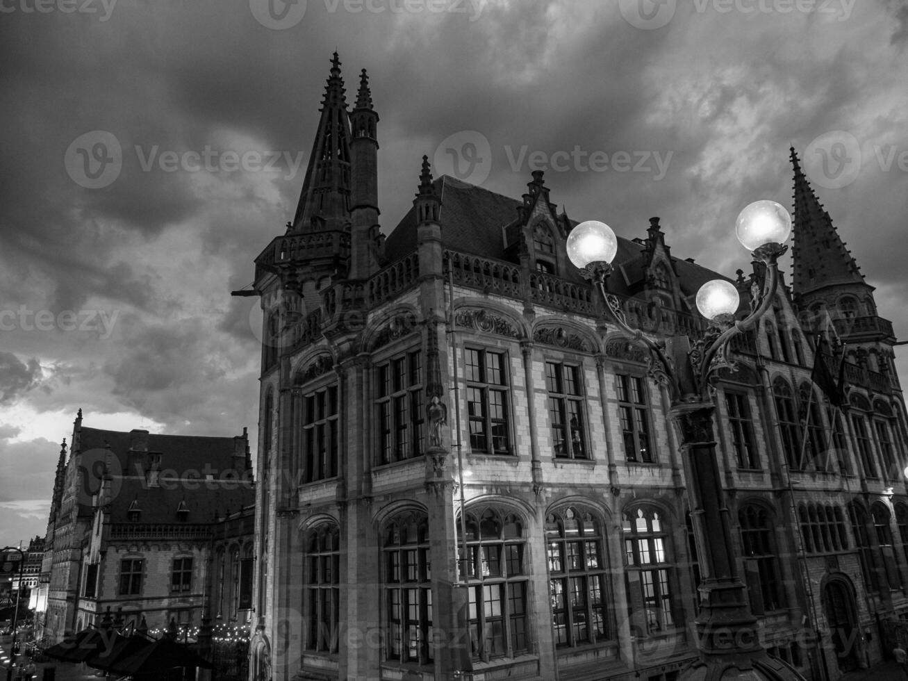 il città di gentiluomo nel Belgio foto