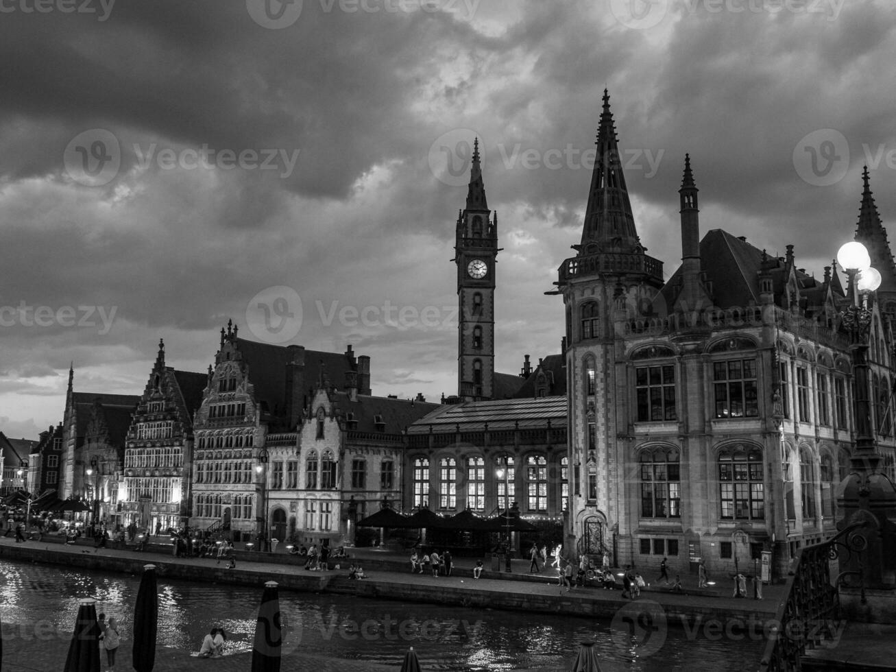 il città di gentiluomo nel Belgio foto