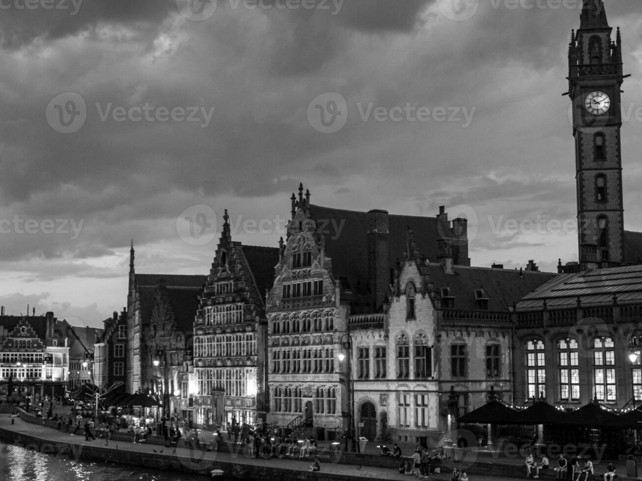 il città di gentiluomo nel Belgio foto