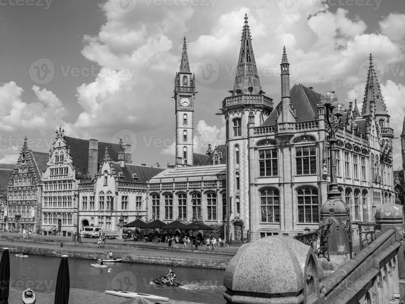 il città di gentiluomo nel Belgio foto