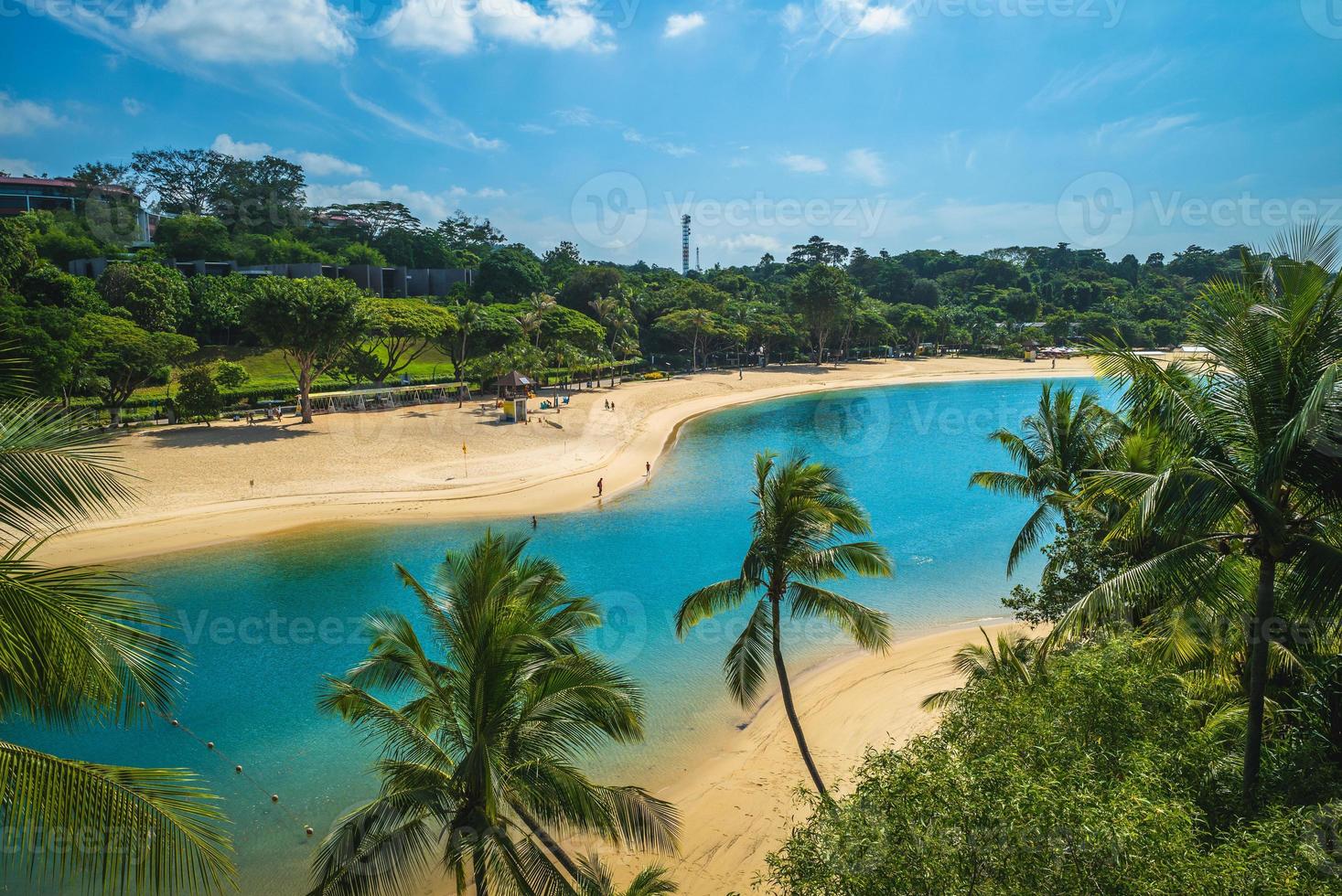 Pulau Palawan Beach a Sentosa in Singapore foto