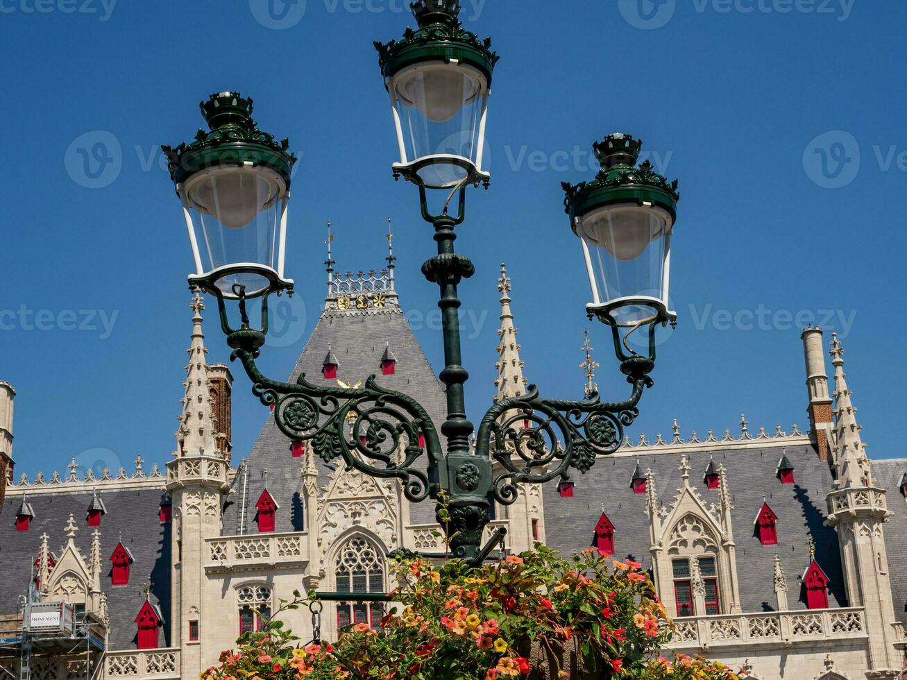 il città di Bruges nel Belgio foto