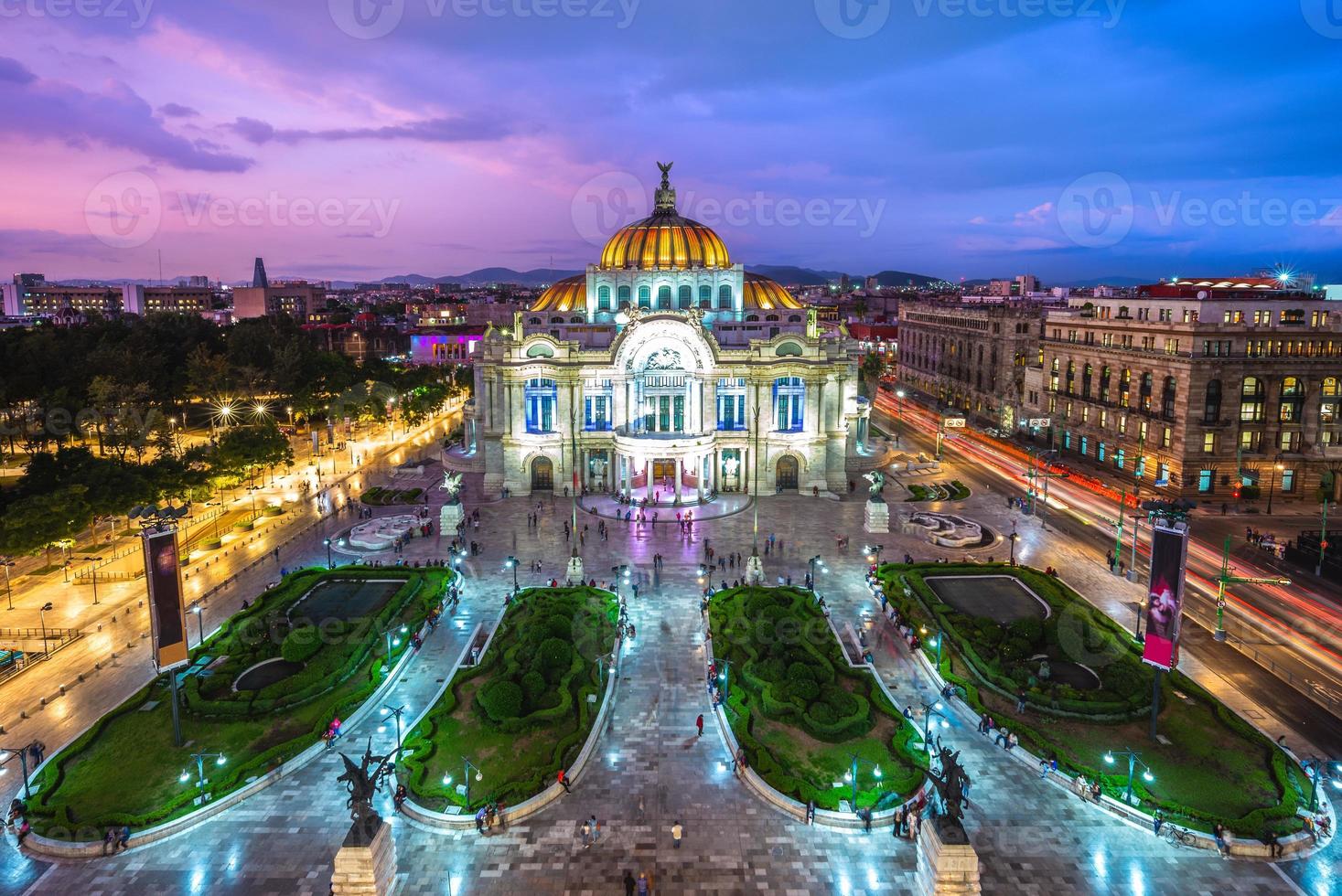 palacio de bellas artes palazzo delle belle arti a città del messico foto