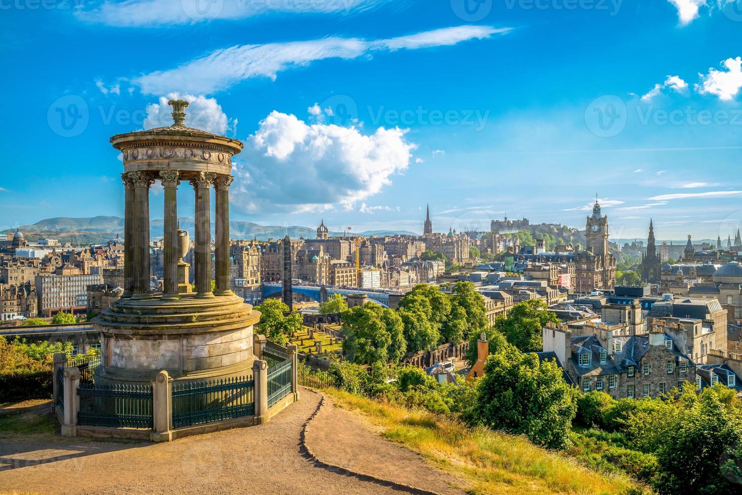 Calton Hill a Edimburgo, Regno Unito foto