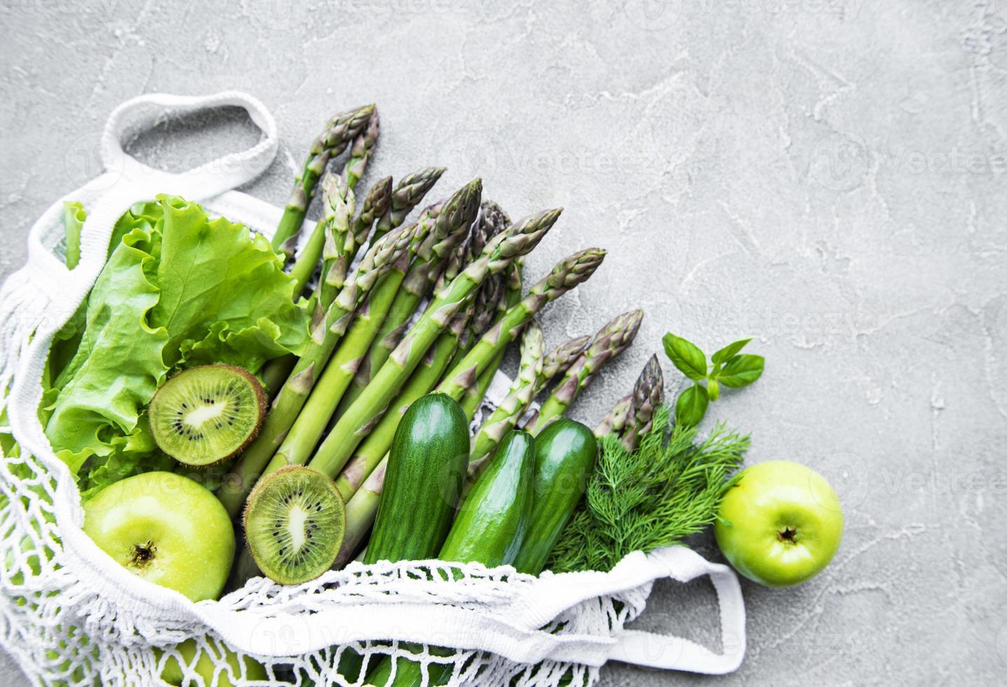 concetto di cibo vegetariano sano foto