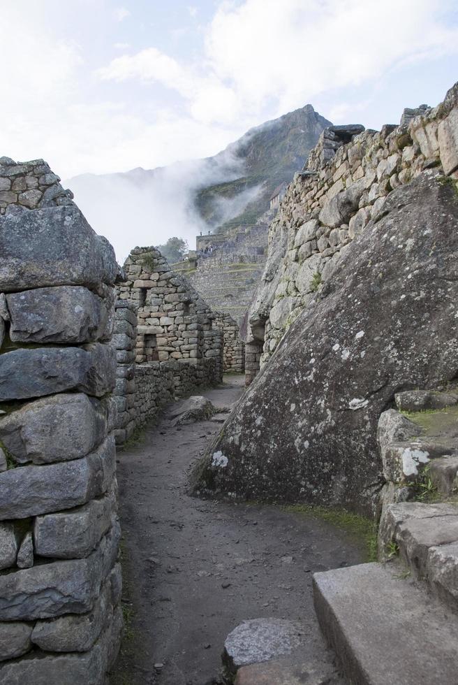 machu picchu un santuario storico peruviano nel 1981 e un sito del patrimonio mondiale dell'unesco nel 1983 foto