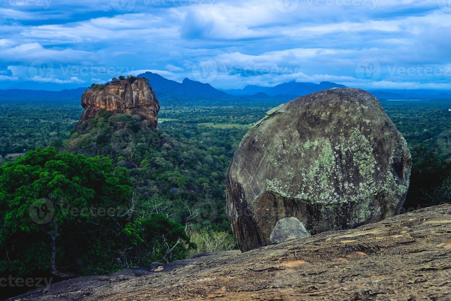 sigiriya aka lion rock, antica fortezza in sri lanka foto