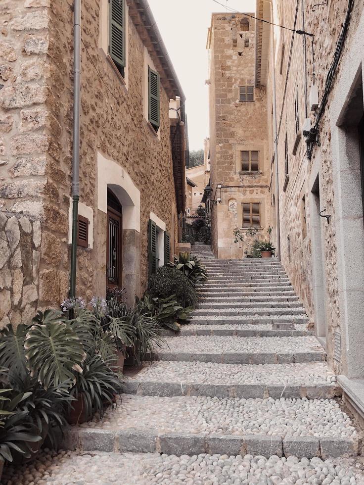 strade del villaggio mediterraneo foto