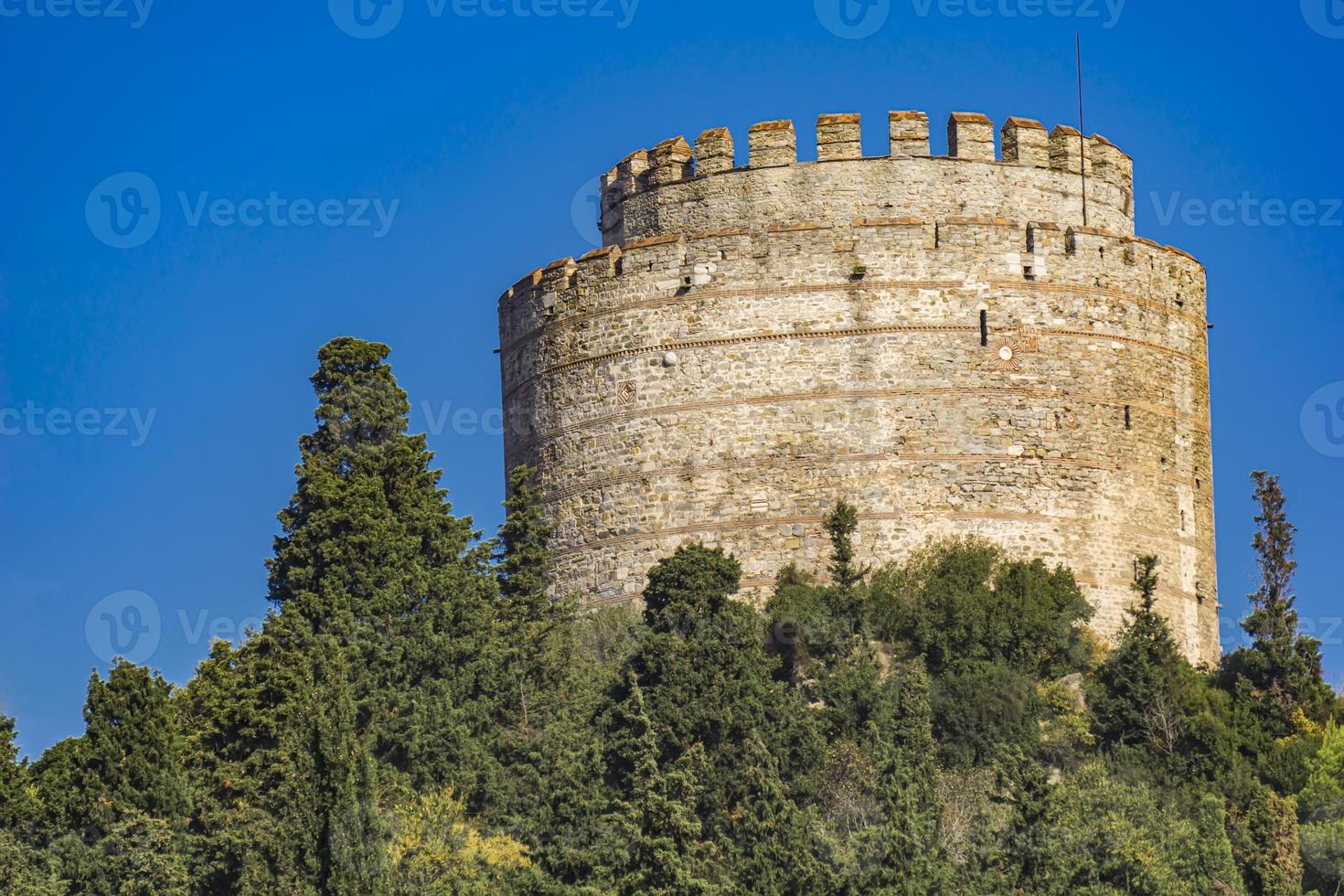 Castello Rumelian sulle rive europee del Bosforo a Istanbul Turchia foto