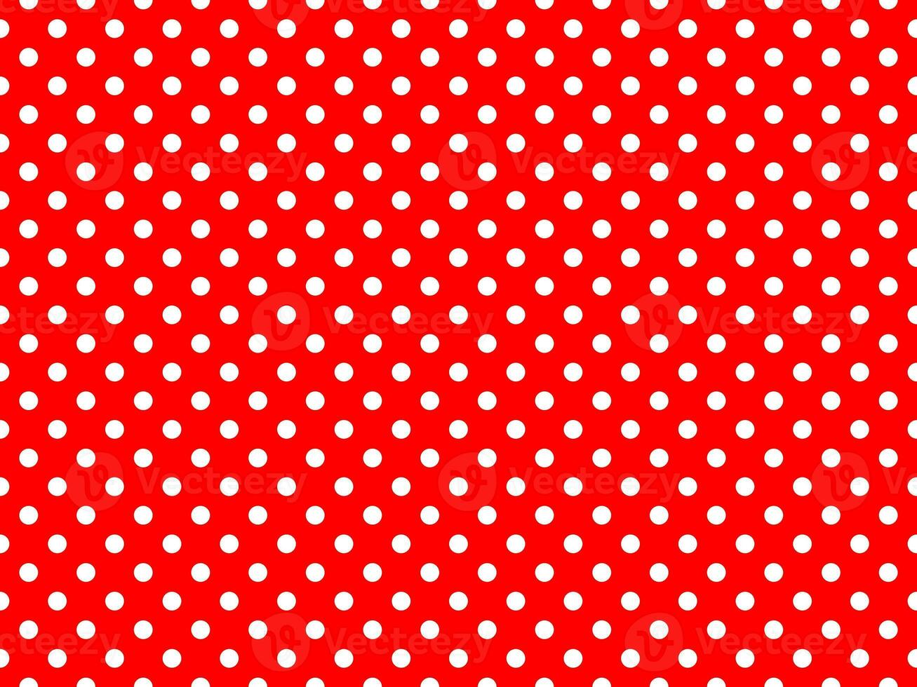 bianca polka puntini al di sopra di rosso sfondo foto