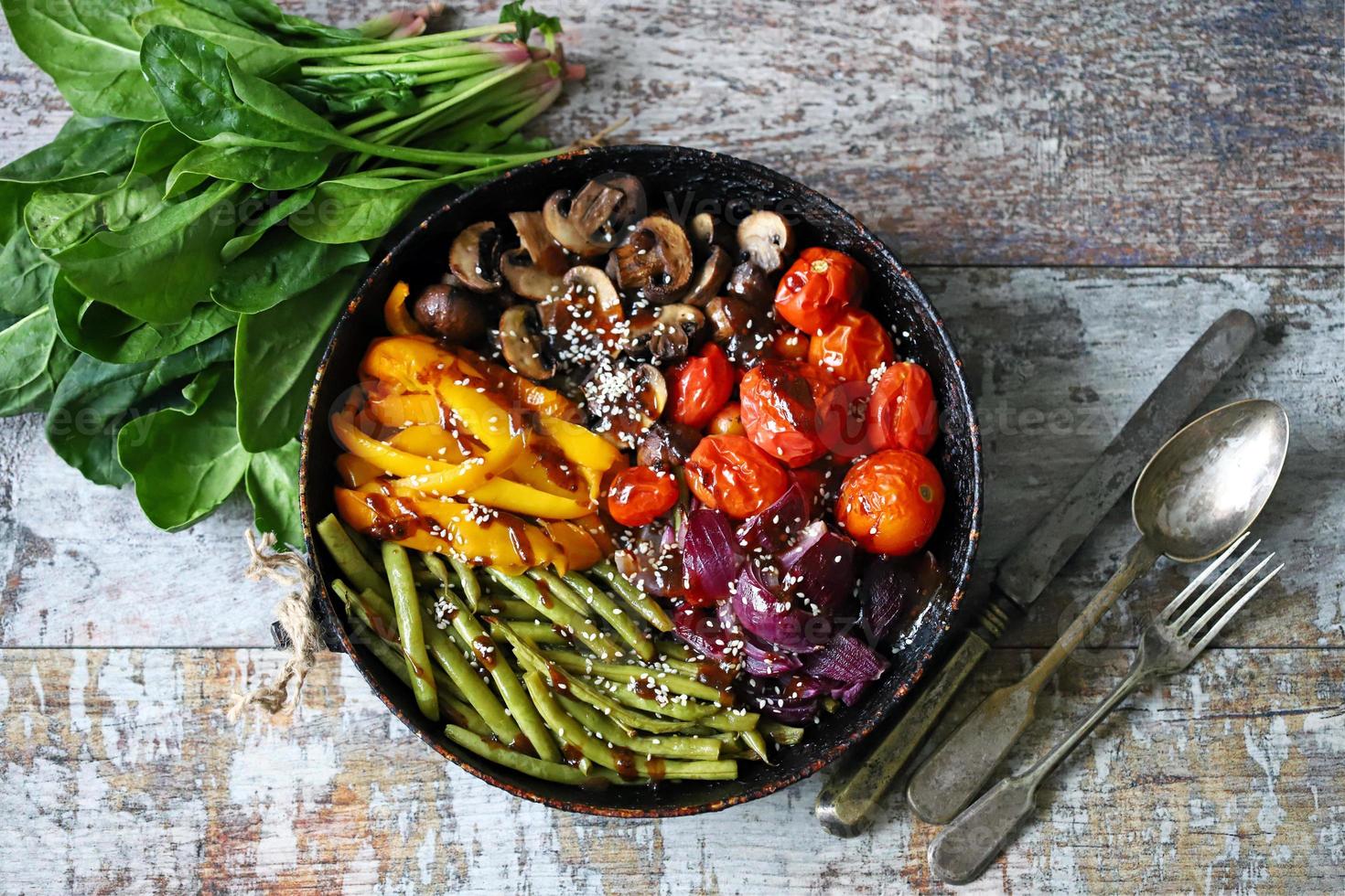 verdure al forno in padella foto