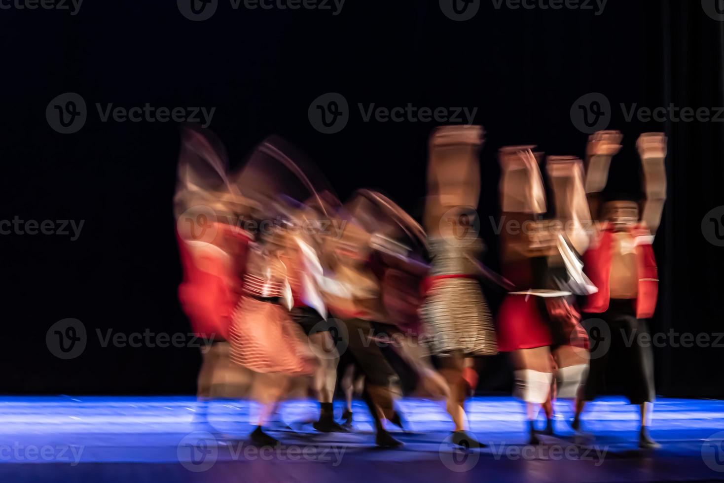 il movimento astratto della danza foto