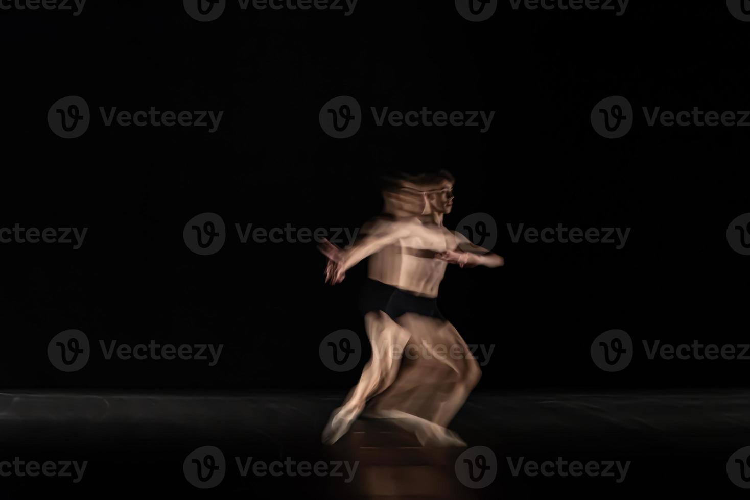 il movimento astratto della danza foto