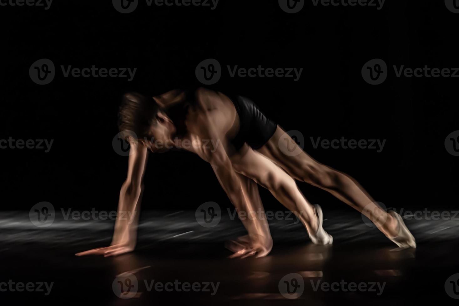 il movimento astratto della danza foto