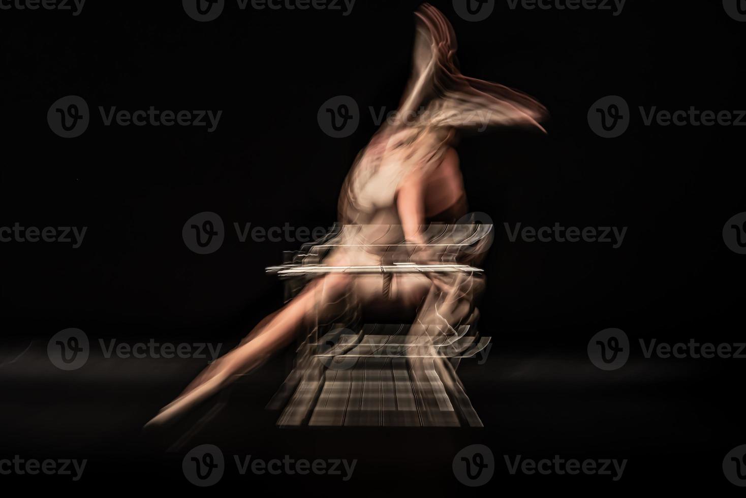 il movimento astratto della danza foto