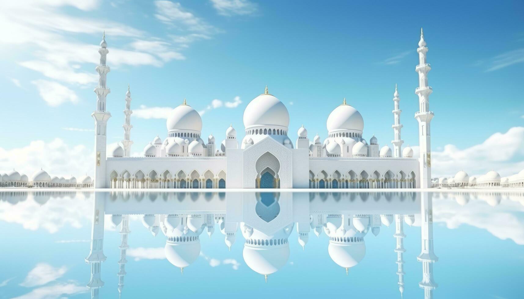 moderno architettura di islamico moschea foto