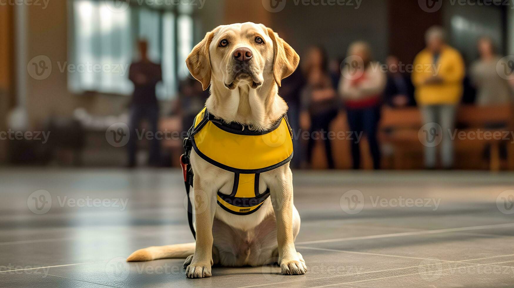 assistenza guida cane, fatto con generativo ai foto