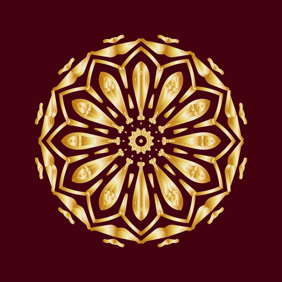 astratto mandala circolare modello pendenza nel modulo di mandala per henné, mehndi, tatuaggio, decorazione. decorativo ornamento nel etnico orientale stile. pendenza colorazione mandala. foto