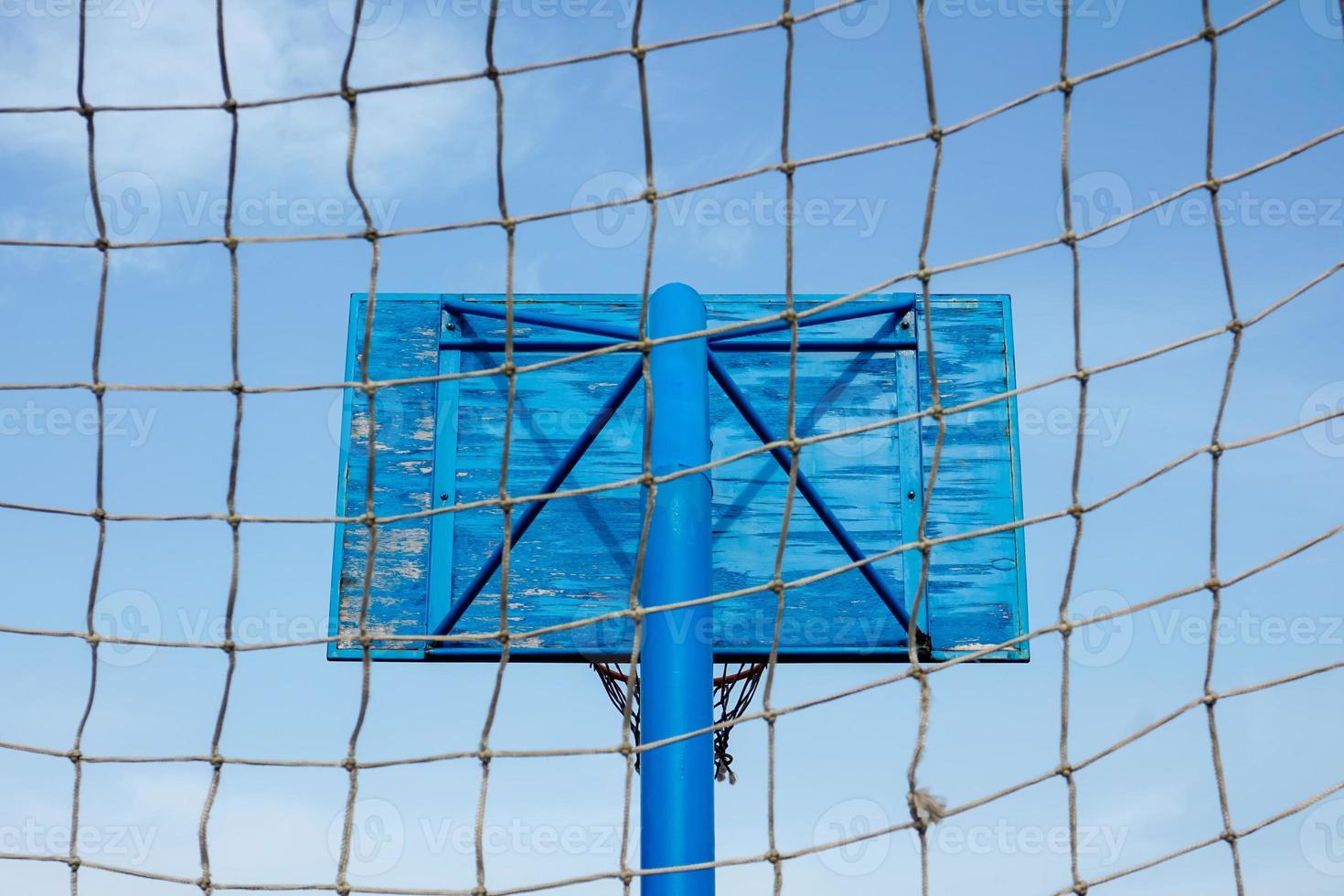 attrezzature sportive per canestro da basket di strada foto