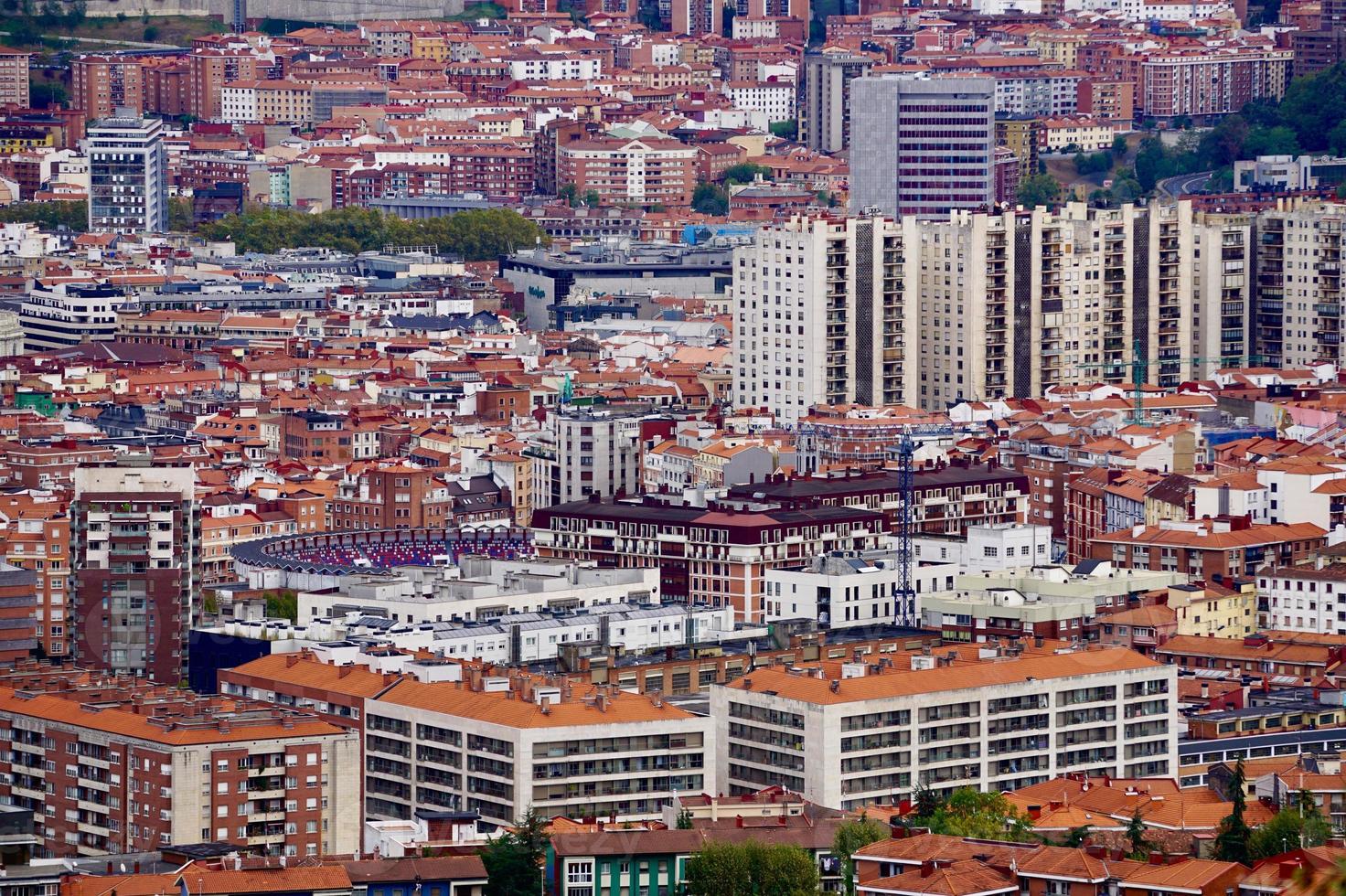 paesaggio urbano di bilbao spagna foto