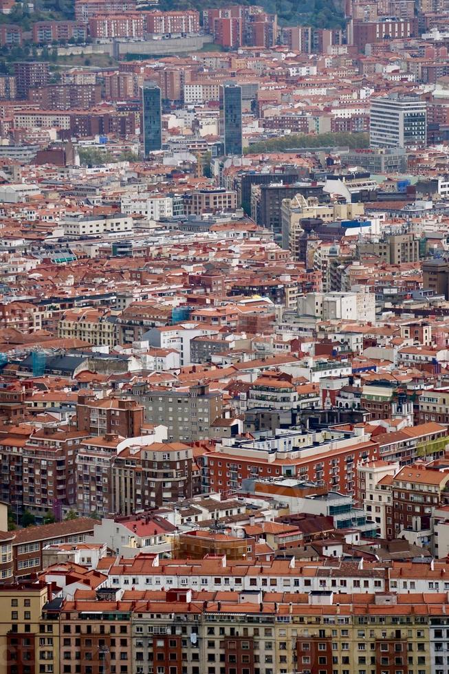 paesaggio urbano di bilbao spagna foto