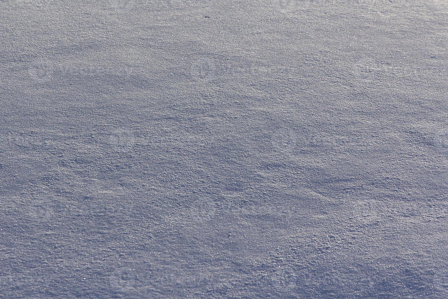 struttura della superficie della neve foto