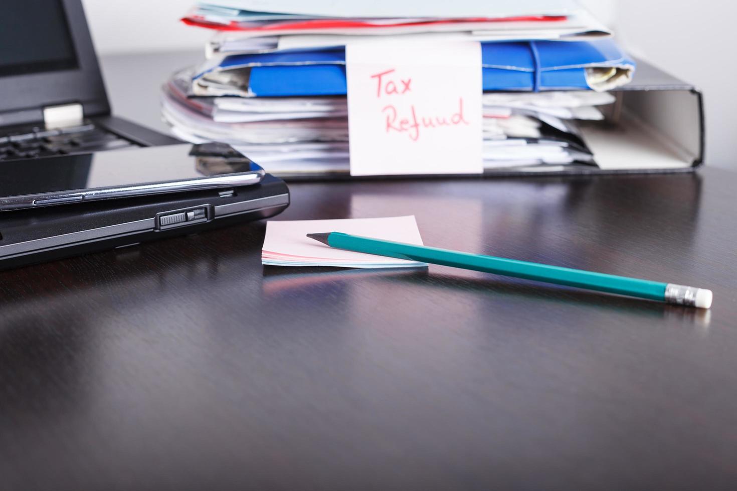 documenti per il rimborso delle tasse, situazione finanziaria, foto