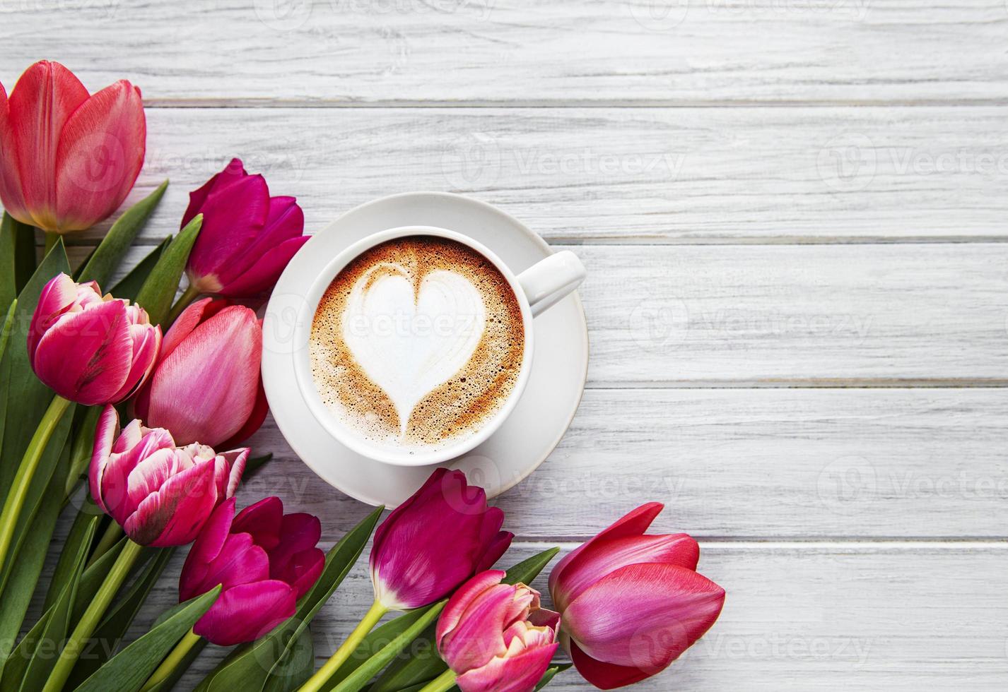 tulipani e caffè foto