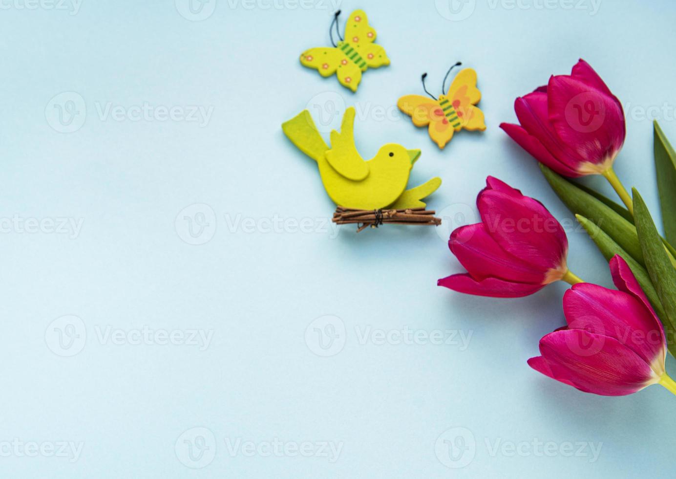 bellissimo bouquet di tulipani foto