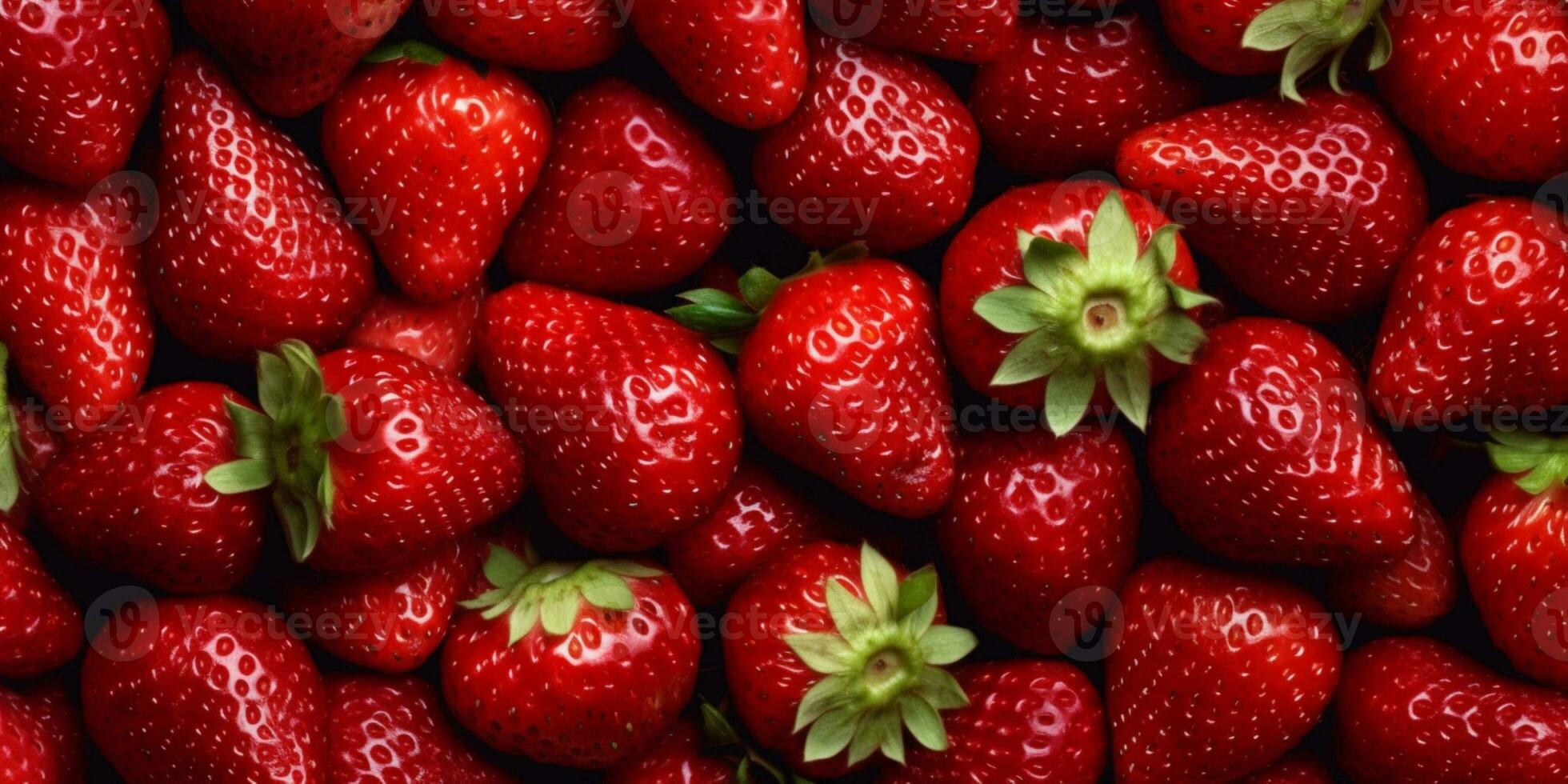 fragola frutta modello sfondo, ai generato foto