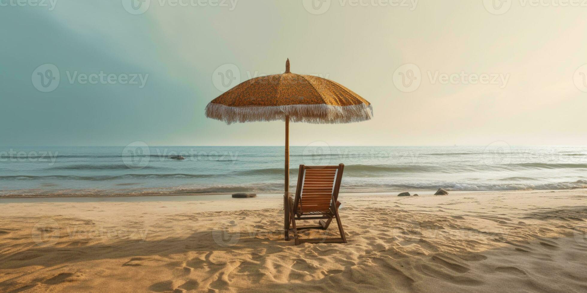 bianca sabbia spiaggia e mare sfocato sfondo, ai generare e foto