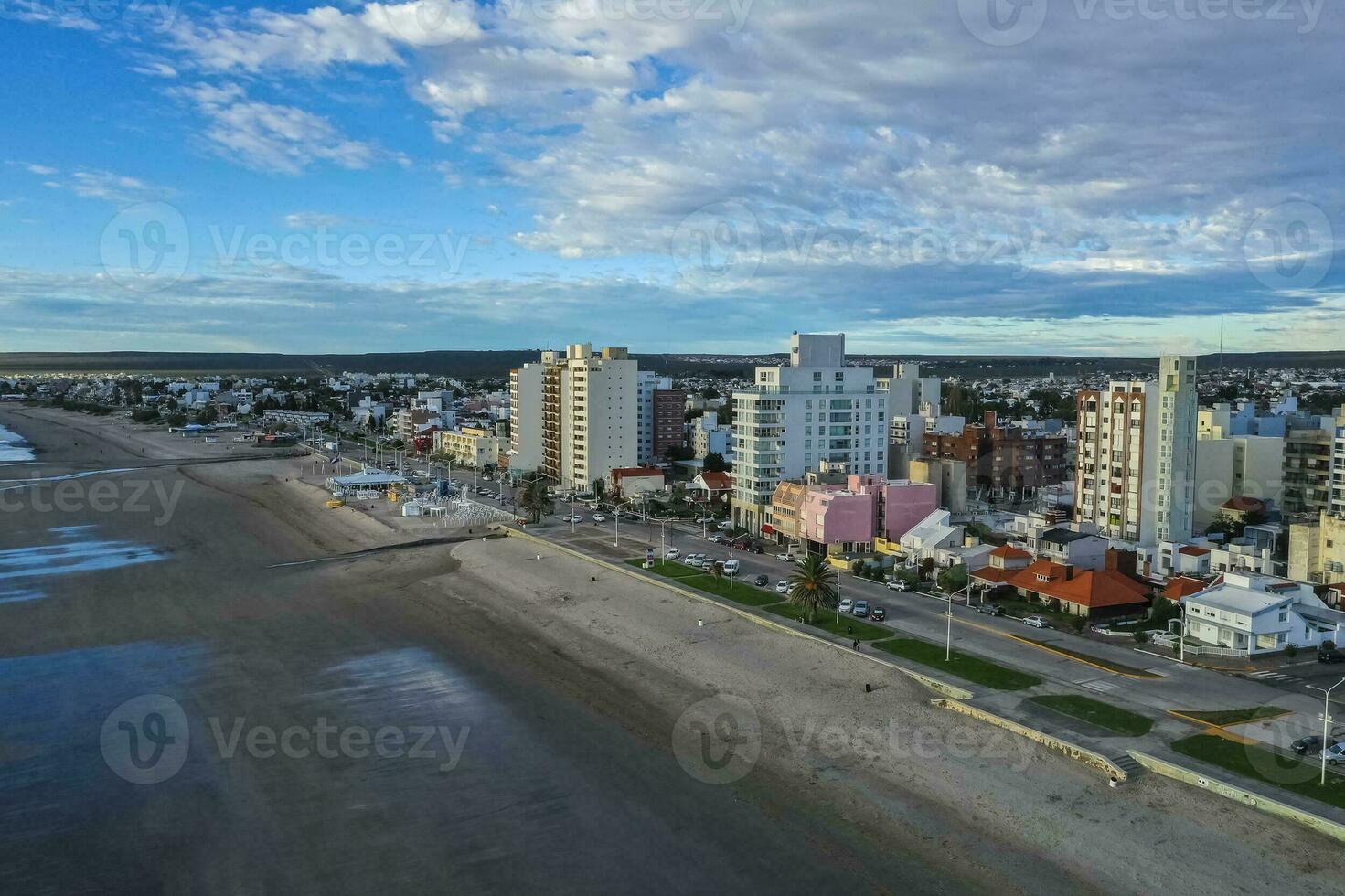 puerto madryn città, Ingresso portale per il penisola valdes naturale Riserva, mondo eredità luogo, patagonia, argentina. foto