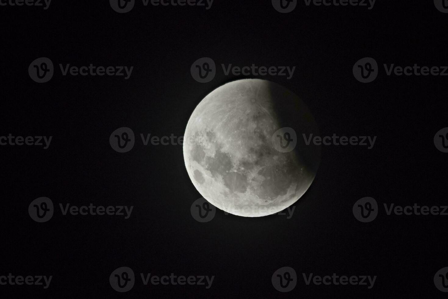 sangue Luna, eclisse visto da, la pampa, gennaio 21, 2019 argentina foto