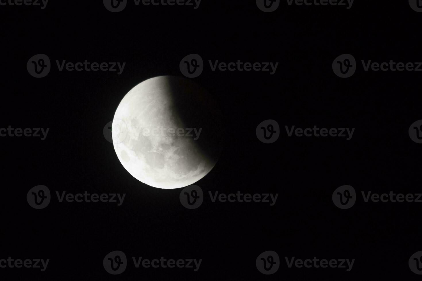 sangue Luna, eclisse visto da, la pampa, gennaio 21, 2019 argentina foto